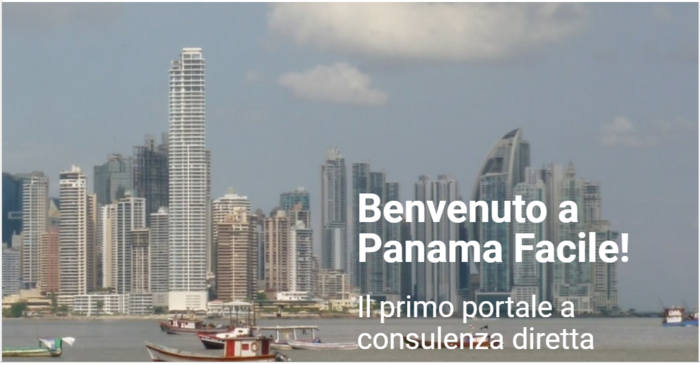Foto de portada  del sitio web Panamafacile.com. Vista de la Ciudad de Panama desde el mar